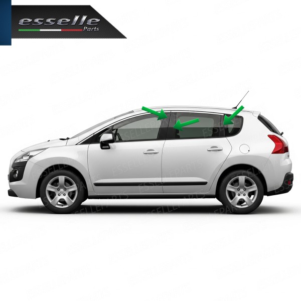 Cover Montanti Nero Lucido Peugeot 3008 Restyling
