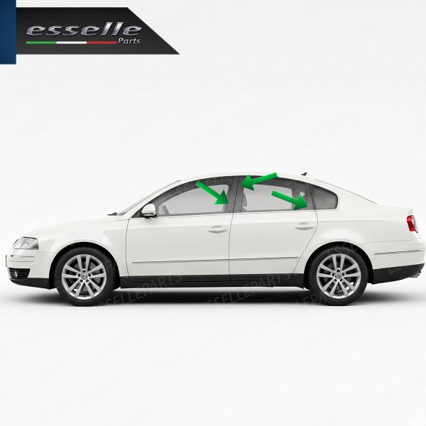 Cover Montanti Nero Lucido Vw Passat B5 Dal 2001 Berlina