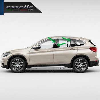 Cover Montanti Nero Lucido Bmw X1 U11 Adesive