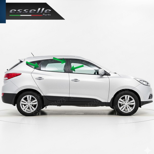 Cover Montanti Nero Lucido Hyundai IX35 Dal 2014