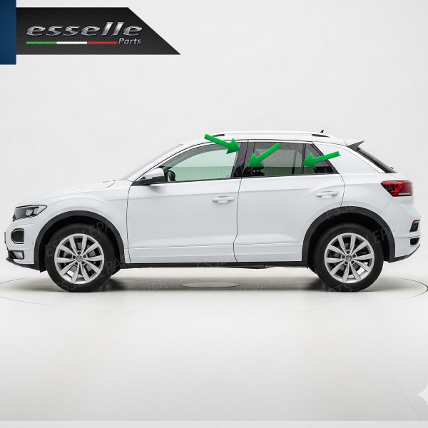 Cover Montanti Nero Lucido Volkswagen T-Roc Restyling