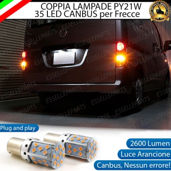 Lampada PY21W Canbus ARANCIONE FRECCE Luce AMBRA NISSAN NV200