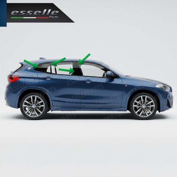Cover Montanti Nero Lucido BMW X2