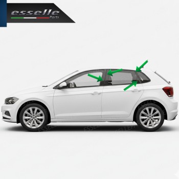 Cover Montanti Nero Lucido Volkswagen Polo AW1