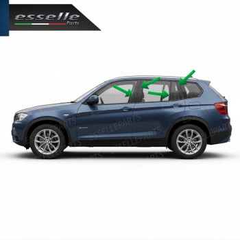 Cover Montanti Nero Lucido BMW X3 F25