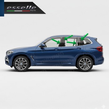 Cover Montanti Nero Lucido BMW X3 G01