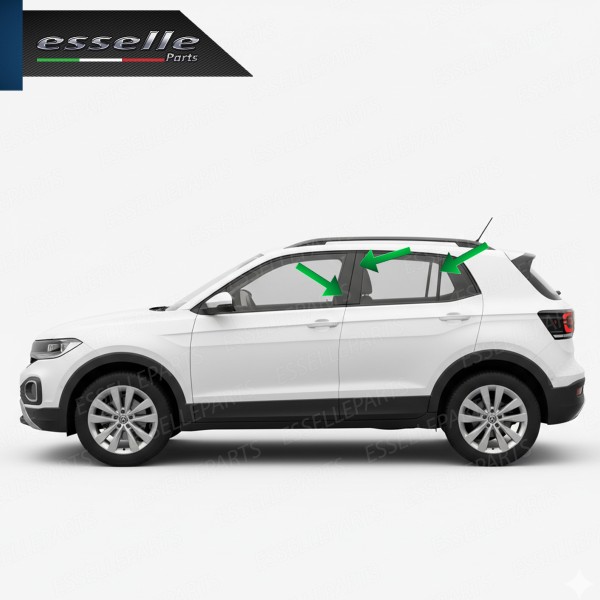 Cover Montanti Nero Lucido Volkswagen T-Cross