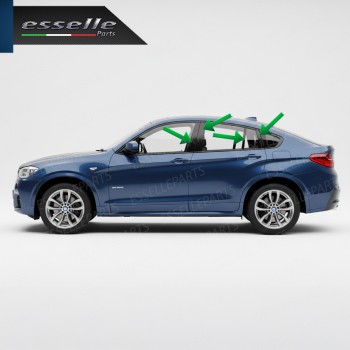 Cover Montanti Nero Lucido BMW X4 F26