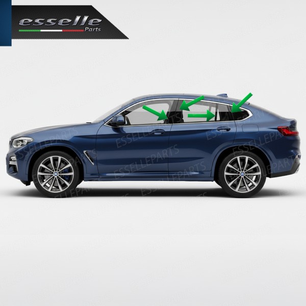 Cover Montanti Nero Lucido BMW X4 G02