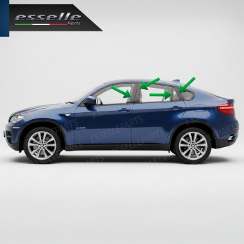 Cover Montanti Nero Lucido BMW X6 E71 E72