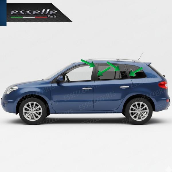 Cover Montanti Nero Lucido Renault Koleos