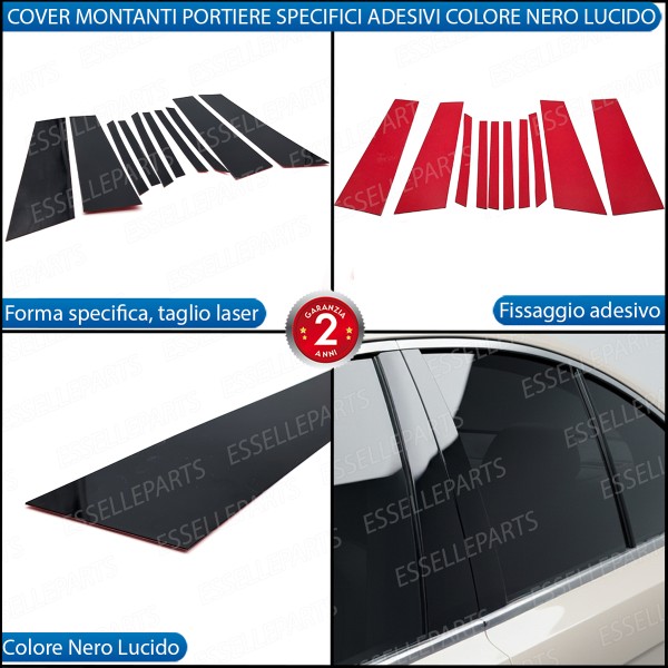 Cover Montanti Nero Lucido Skoda Karoq