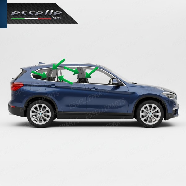 Cover Montanti Nero Lucido Bmw X1 F48