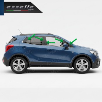 Cover Montanti Nero Lucido Opel Mokka Cover Montanti Nero Lucido Opel Mokka