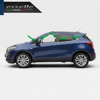 Cover Montanti Nero Lucido Opel Mokka X