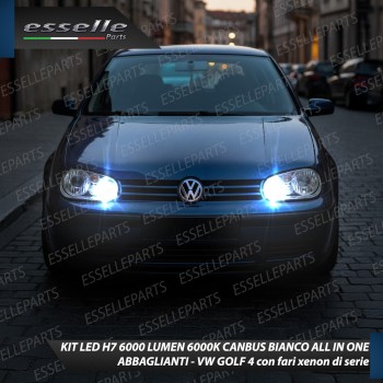 KIT LED H7 VW Golf 4 Con Fari Xenon Di Serie Abbaglianti 6000 Lumen KIT LED H7 VW Golf 4 Con Fari Xenon Di Serie Abbaglianti 6000 Lumen