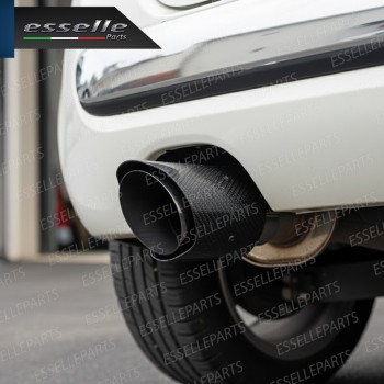 Terminale di Scarico per Honda Civic 6G Carbon e Cromato Terminale di Scarico per Honda Civic 6G Carbon e Cromato