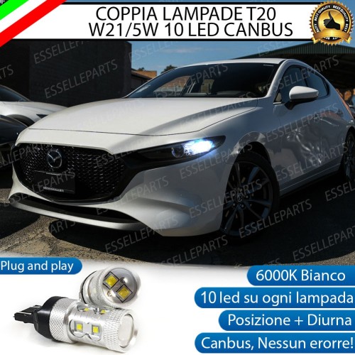 Luci di Posizione/Diurne 10 LED T20 MAZDA 3 IV