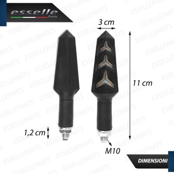 Set 4 Frecce LED con accensione Dinamica per GILERA