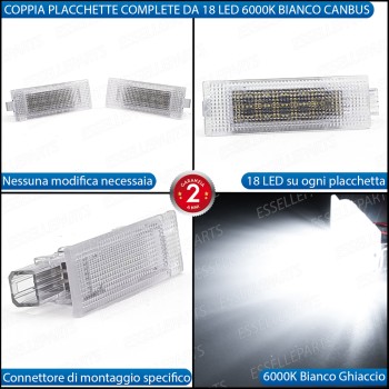 Placchette Luci LED Bagagliaio Alfa Romeo Tonale 18 LED 6000K