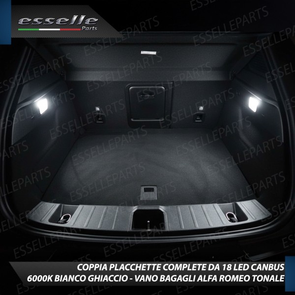 Placchette Luci LED Bagagliaio Alfa Romeo Tonale 18 LED 6000K
