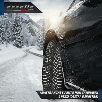 Calze da Neve Omologate per Auto Dimensione 165/60 R13