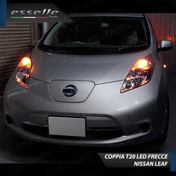 Coppia Lampade T20 WY21W 35 LED CANBUS PER FRECCE DIREZIONALI Anteriori PER NISSAN LEAF
