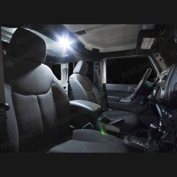Kit LED Interni Per Jeep Wrangler MK2 TJ 6000k Bianco Canbus