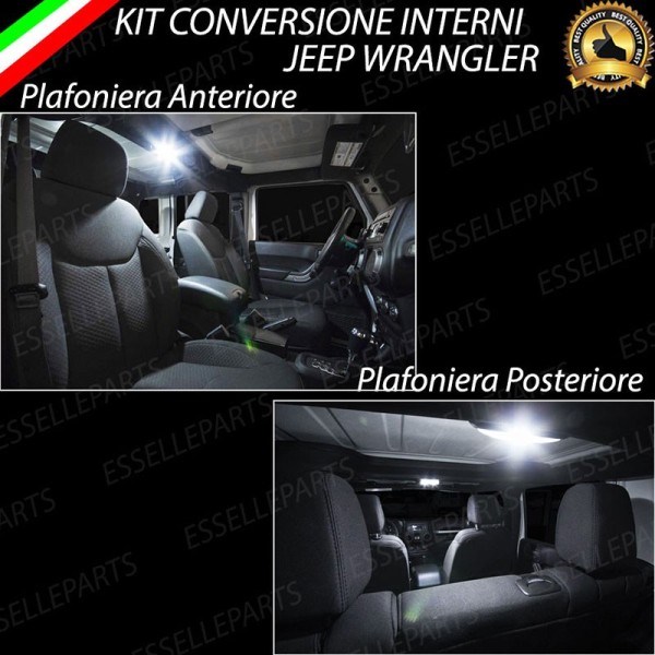 Led interni Completo jeep WRANGLER canbus 6000k