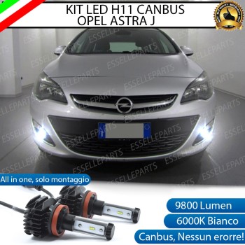 Kit Full LED Fendinebbia H11 9800 LUMEN 6000K bianco per OPEL ASTRA J dal 2012 in poi Kit Full LED Fendinebbia H11 9800 LUMEN 6000K bianco per OPEL ASTRA J dal 2012 in poi