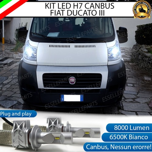 Kit Full LED H7 8000 LUMEN Anabbaglianti FIAT DUCATO III