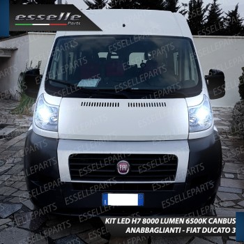 Kit Full LED H7 8000 LUMEN Anabbaglianti FIAT DUCATO III