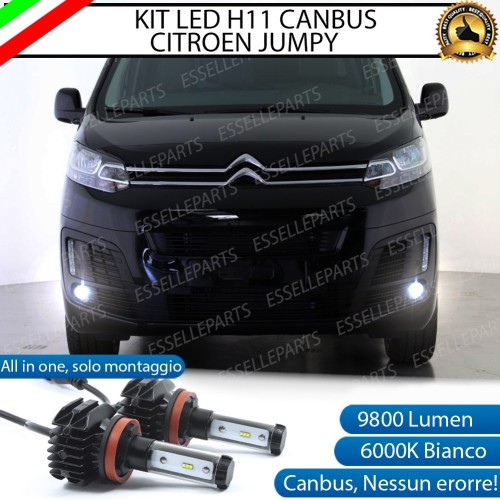 Kit Full Led 6000k H11 canbus CITROEN JUMPY III Fendinebbia No Error