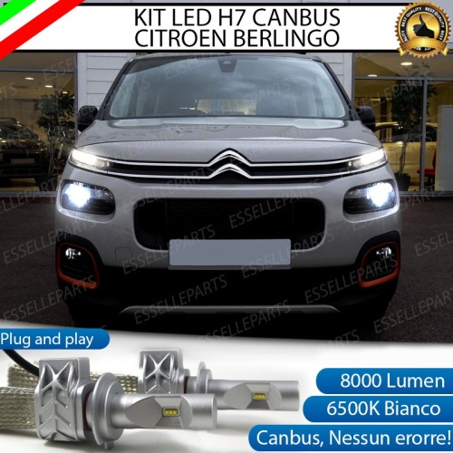 Kit Full LED H7 8000 LUMEN Anabbaglianti CITROEN BERLINGO III