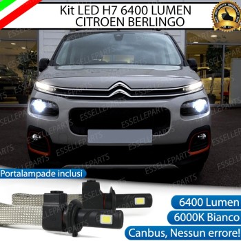Kit Full LED H7 6400 LUMEN Anabbaglianti CITROEN BERLINGO III