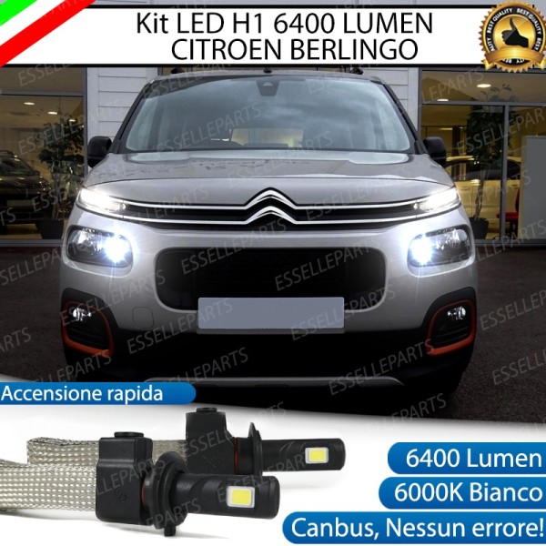 Kit Full LED H1 Abbaglianti 6400 LUMEN CITROEN BERLINGO III