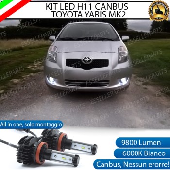 Kit Full Led 6000k H11 canbus TOYOTA YARIS II Fendinebbia No Error