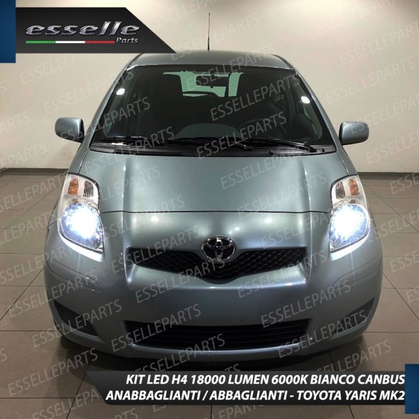 Kit LED 6000K Bianco H4 Canbus per TOYOTA YARIS 2