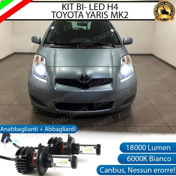 Kit LED 6000K Bianco H4 Canbus per TOYOTA YARIS 2