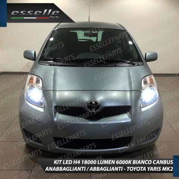 Lampade a LED H4 + T10 per TOYOTA YARIS II Luce Bianca