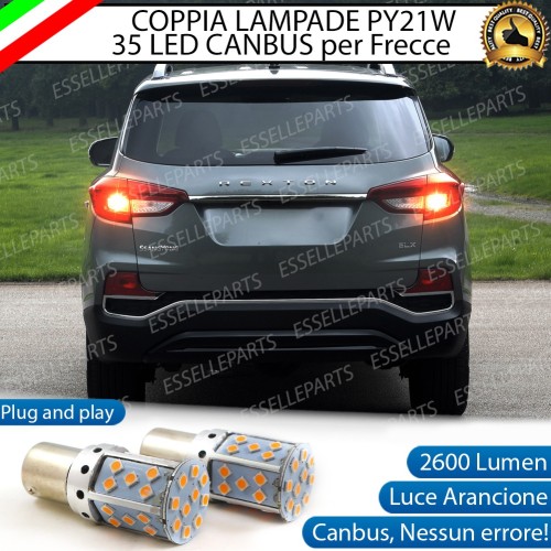 Lampade POSTERIORI PY21W BAU15S 35 LED Canbus SSANGYONG REXTON III