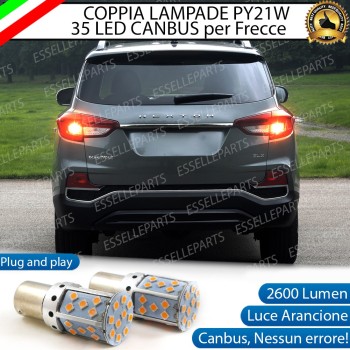 Lampade POSTERIORI PY21W BAU15S 35 LED Canbus SSANGYONG REXTON III