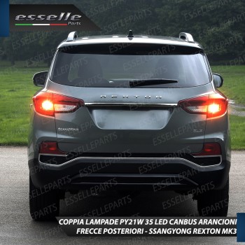 Lampade POSTERIORI PY21W BAU15S 35 LED Canbus SSANGYONG REXTON III