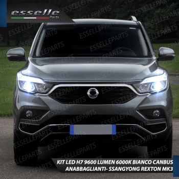 Kit Full LED H7 9600 LUMEN Anabbaglianti SSANGYONG REXTON III
