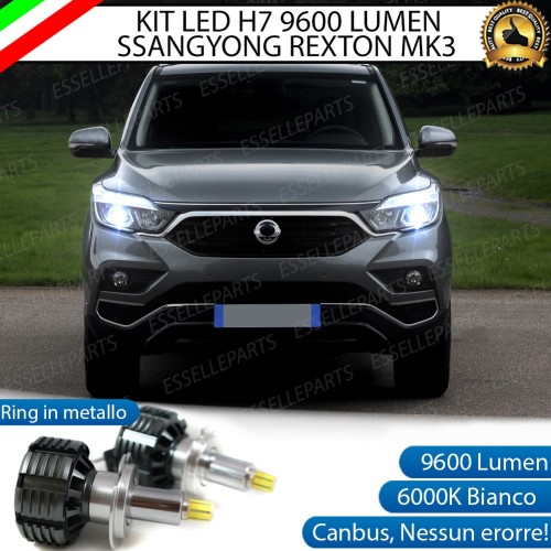 Kit Full LED H7 9600 LUMEN Anabbaglianti SSANGYONG REXTON III