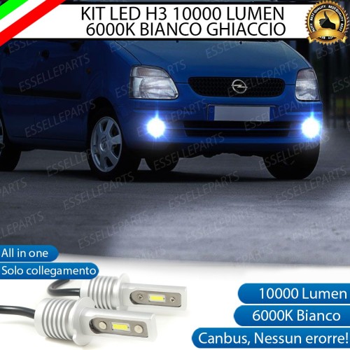 Kit Full LED H3 10000 Lumen Fendinebbia OPEL AGILA A