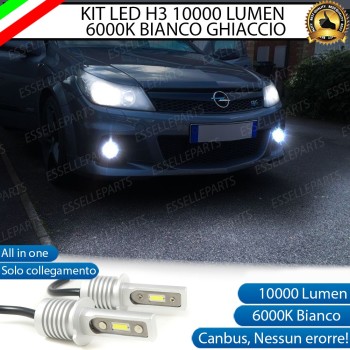 Kit Full LED H3 10000 Lumen Fendinebbia OPEL ASTRA H Kit Full LED H3 10000 Lumen Fendinebbia OPEL ASTRA H