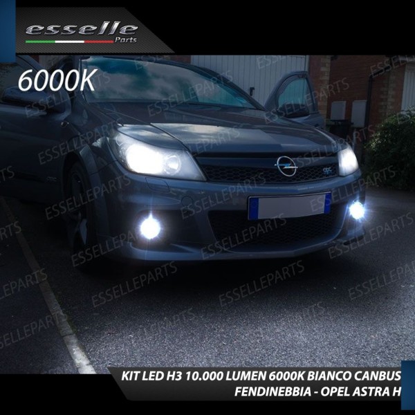 Kit Full LED H3 10000 Lumen Fendinebbia OPEL ASTRA H