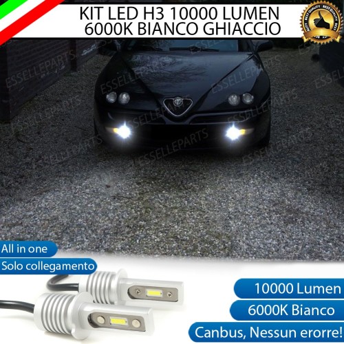 Kit Full LED H3 10000 Lumen Fendinebbia ALFA ROMEO GTV