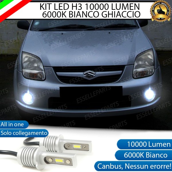 Kit Full LED H3 10000 Lumen Fendinebbia SUZUKI IGNIS II